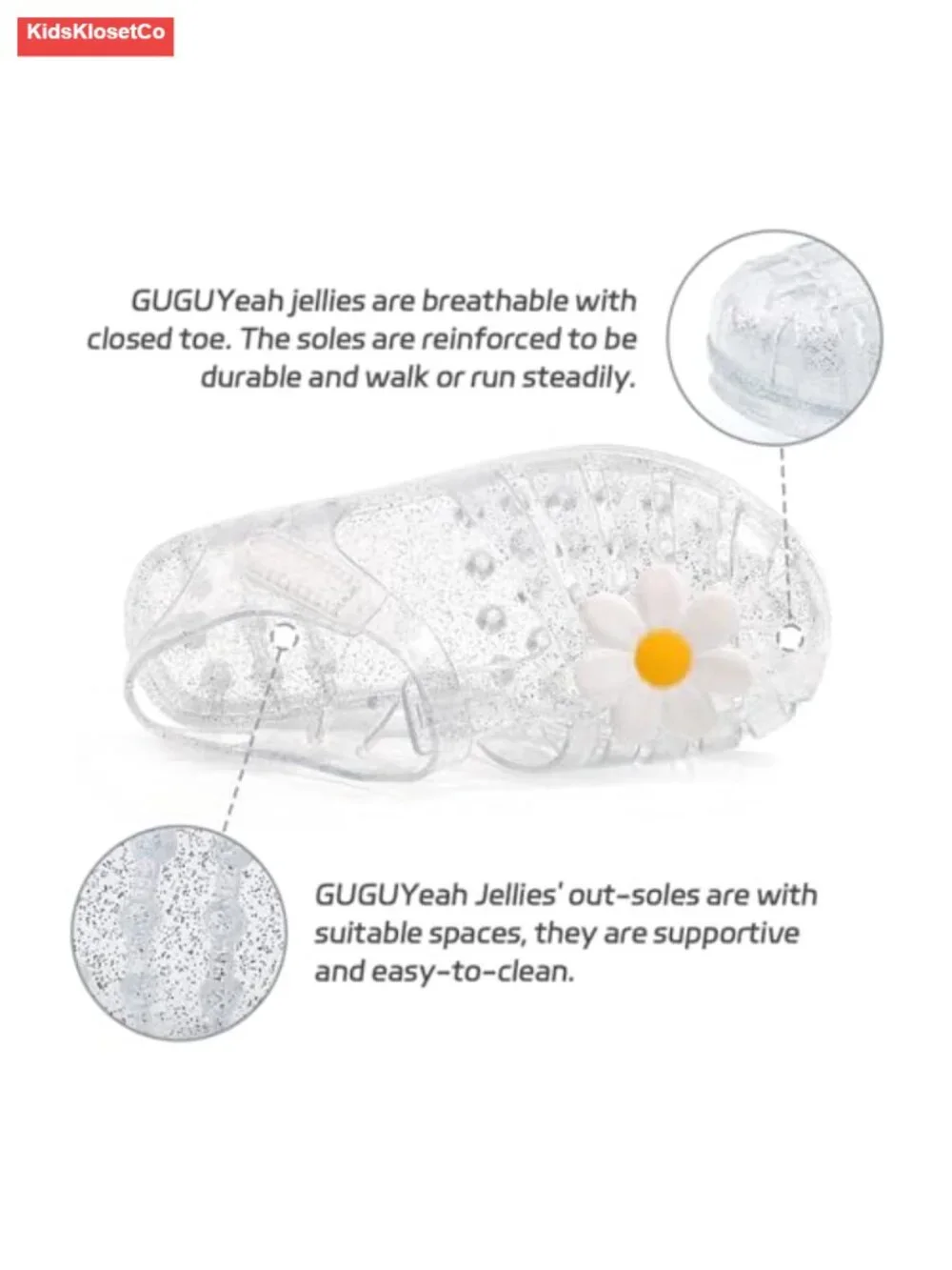 Closed Toe Jelly Sandals Girls Princess Costume Summer Shoes Fisherman